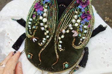 velvet beetle bag