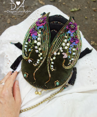 velvet beetle bag