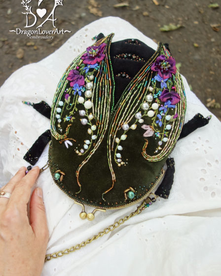 velvet beetle bag
